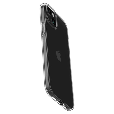 Противоударен Силиконов Калъф за iPhone 15, Spigen Liquid Crystal Case, Прозрачен (6)