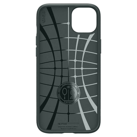 Противоударен Калъф за iPhone 15, Spigen Liquid Air Case, Зелен (3)