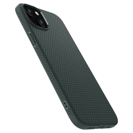 Противоударен Калъф за iPhone 15, Spigen Liquid Air Case, Зелен (6)