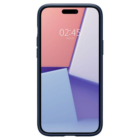 Противоударен Калъф за iPhone 15, Spigen Liquid Air Case, Син (3)