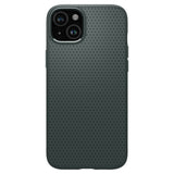 Противоударен Калъф за iPhone 15, Spigen Liquid Air Case, Зелен