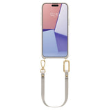 Magsafe Кожен Калъф с Връзки за iPhone 15 Pro Max, Spigen Cyrill Classic Charm, Бежов (3)