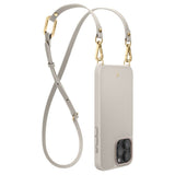 Magsafe Кожен Калъф с Връзки за iPhone 15 Pro Max, Spigen Cyrill Classic Charm, Бежов (4)