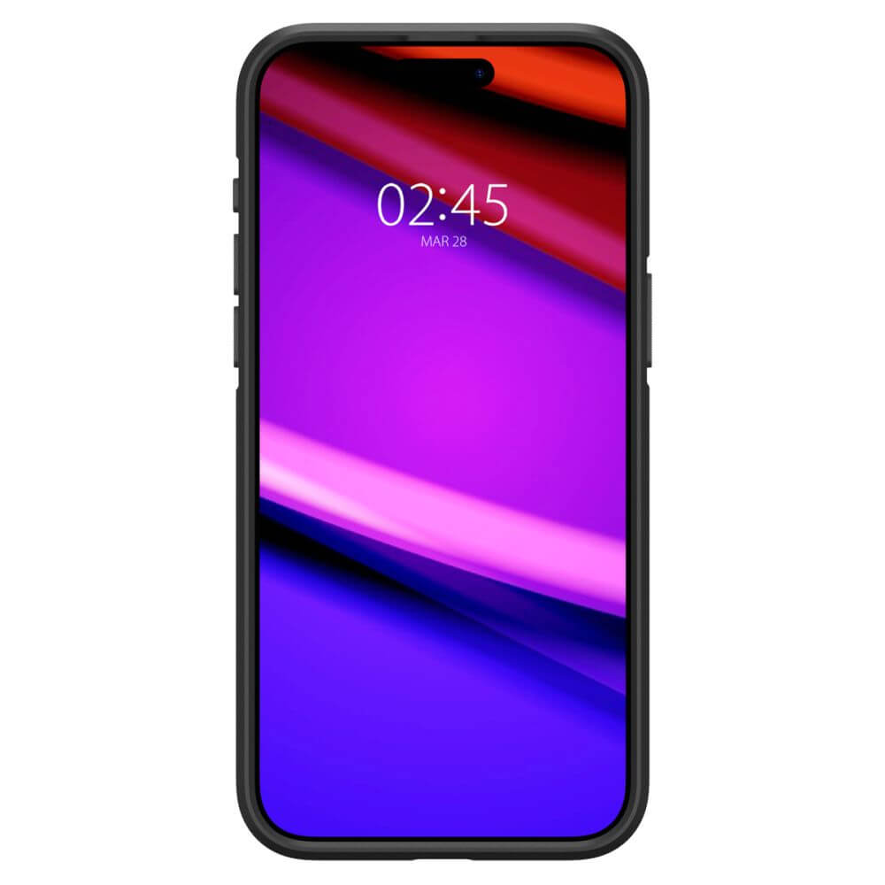 Противоударен Силиконов Калъф за iPhone 15 Pro, Spigen Core Armor Case, Черен (3)