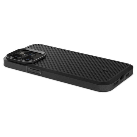 Противоударен Силиконов Калъф за iPhone 15 Pro Max, Spigen Core Armor Case, Черен (4)