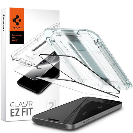 Стъклен Протектор за iPhone 15 Pro Max, Spigen EZ Fit FC Glass 2бр., Прозрачен