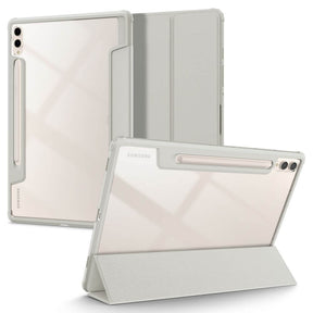 Противоударен Калъф за Samsung Tab S10 Plus/ S9 Plus 12.4", Spigen Ultra Hybrid Pro Case, Сив