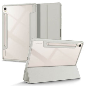 Противоударен Калъф за Samsung Tab S10 Lite/ S10 FE/ S9, Spigen Ultra Hybrid Pro Case, Сив