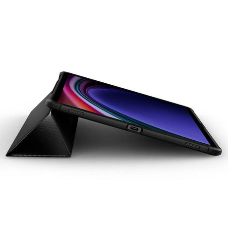 Противоударен Калъф за Samsung Tab S10 Plus/ S9 Plus 12.4", Spigen Rugged Armor Pro Case, Черен (5)