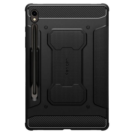 Противоударен Калъф за Samsung Tab S9, Spigen Rugged Armor Pro Case, Черен (3)