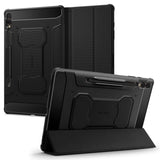 Противоударен Калъф за Samsung Tab S10 Plus/ S9 Plus 12.4", Spigen Rugged Armor Pro Case, Черен