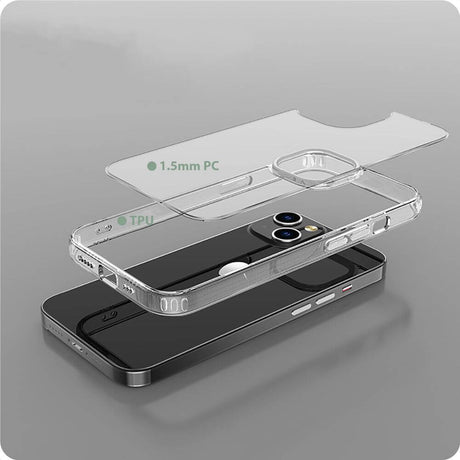 Калъф за iPhone 15 Pro Max, Tech-Protect FlexAir Hybrid Clear Case, Прозрачен (5)