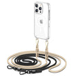 Magsafe Калъф с Връзка за iPhone 15 Pro, Tech-Protect FlexAir Chain Case, Прозрачен