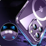 Magsafe Калъф за iPhone 15 Pro Max, Tech-Protect Hybrid FlexAir Clear Case, Прозрачен (3)