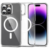 Magsafe Калъф за iPhone 15 Pro, Tech-Protect Hybrid FlexAir Clear Case, Прозрачен