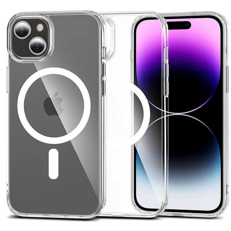 Magsafe Калъф за iPhone 15, Tech-Protect Hybrid FlexAir Clear Case, Прозрачен