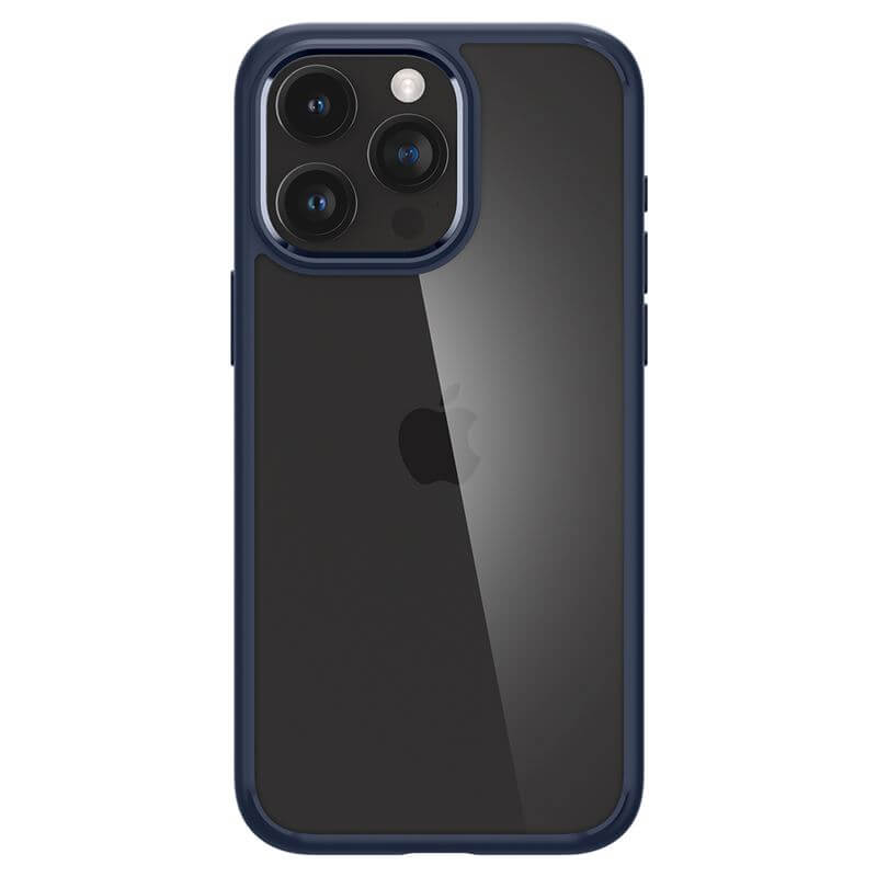 Противоударен Калъф за iPhone 15 Pro, Spigen Ultra Hybrid Case, Син (2)