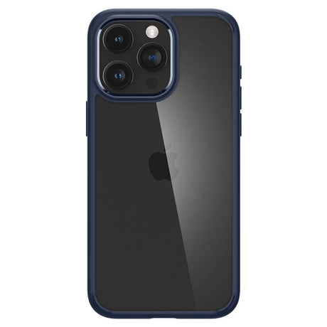Противоударен Калъф за iPhone 15 Pro, Spigen Ultra Hybrid Case, Син (2)