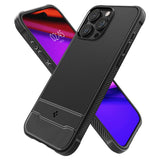 MagSafe Противоударен Калъф за iPhone 15 Pro, Spigen Rugged Armor Case, Черен (6)