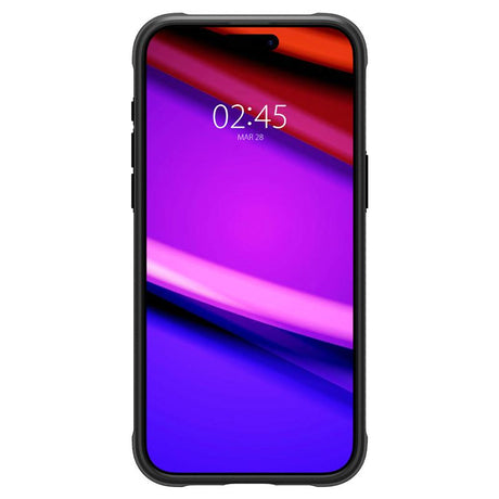 MagSafe Противоударен Калъф за iPhone 15 Pro, Spigen Rugged Armor Case, Черен (4)