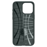 Противоударен Калъф за iPhone 15 Pro, Spigen Liquid Air Case, Зелен (4)