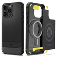 MagSafe Противоударен Калъф за iPhone 15 Pro, Spigen Rugged Armor Case, Черен