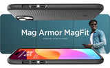 Magsafe Противоударен Калъф за iPhone 15 Plus, Spigen Mag Armor Case, Черен (6)