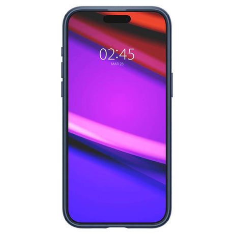 Magsafe Противоударен Калъф за iPhone 15 Pro, Spigen Mag Armor Case, Син (3)
