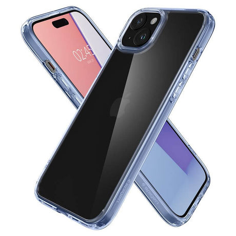 Противоударен Калъф за iPhone 15 Plus, Spigen Ultra Hybrid Case, Син (5)