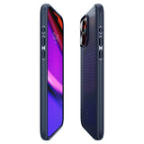 Magsafe Противоударен Калъф за iPhone 15 Pro, Spigen Mag Armor Case, Син (5)