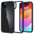 Противоударен Калъф за iPhone 15, Spigen Ultra Hybrid Case, Тъмно Син