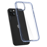 Противоударен Калъф за iPhone 15, Spigen Ultra Hybrid Case, Син (4)