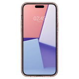 Блестящ Калъф за iPhone 15 Plus, Spigen Liquid Crystal Glitter Quartz Case, Розов (3)