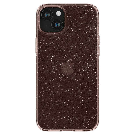 Блестящ Калъф за iPhone 15 Plus, Spigen Liquid Crystal Glitter Quartz Case, Розов (2)