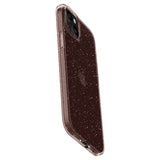 Блестящ Калъф за iPhone 15 Plus, Spigen Liquid Crystal Glitter Quartz Case, Розов (7)