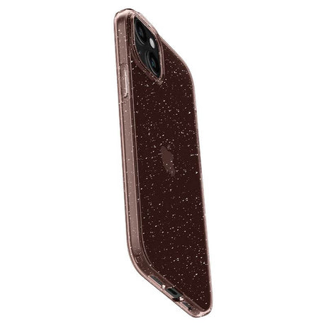 Блестящ Калъф за iPhone 15 Plus, Spigen Liquid Crystal Glitter Quartz Case, Розов (7)