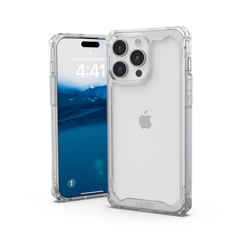Противоударен Калъф за iPhone 15 Pro Max, UAG Plyo Case, Прозрачен (4)