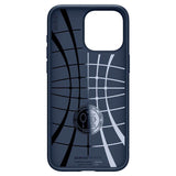 Противоударен Калъф за iPhone 15 Pro Max, Spigen Liquid Air Case, Син (4)