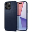 Противоударен Калъф за iPhone 15 Pro Max, Spigen Liquid Air Case, Син