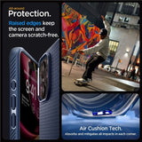 Противоударен Калъф за iPhone 15 Pro Max, Spigen Liquid Air Case, Син (9)