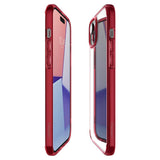 Противоударен Калъф за iPhone 15 Plus, Spigen Ultra Hybrid Case, Червен (6)