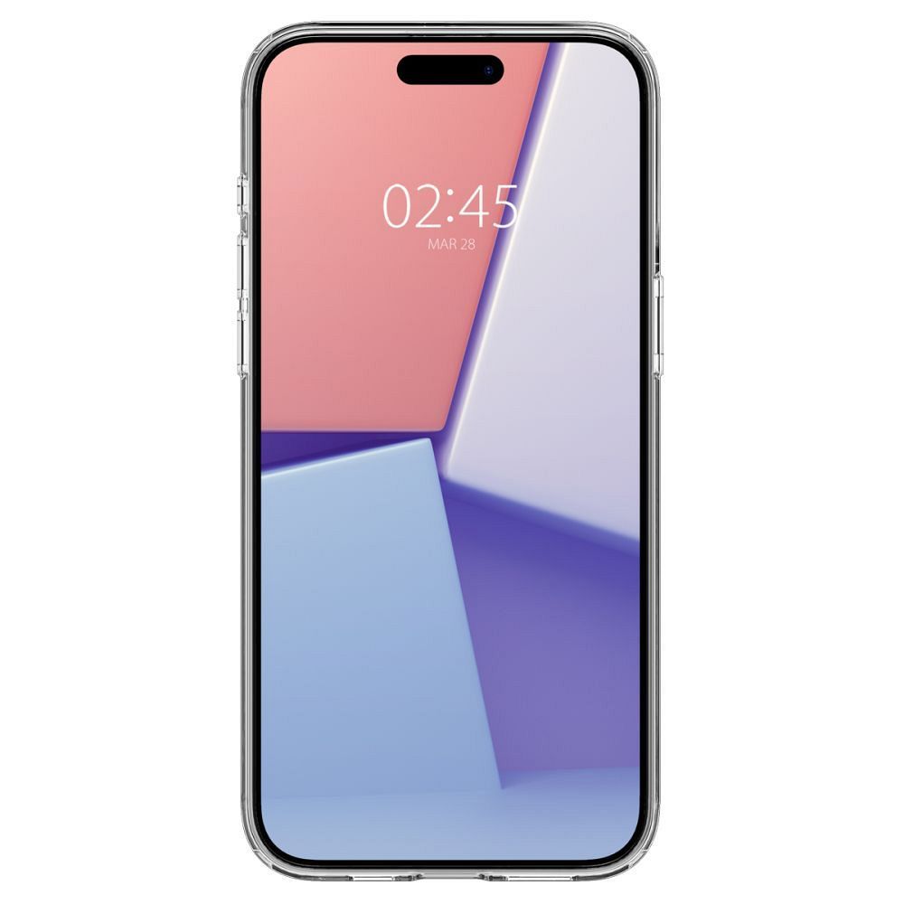 Тънък Противоударен Калъф за iPhone 15 Pro, Spigen AirSkin Hybrid Case, Прозрачен (5)