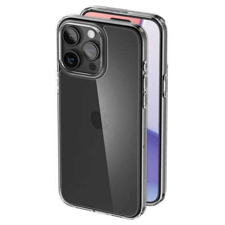Тънък Противоударен Калъф за iPhone 15 Pro, Spigen AirSkin Hybrid Case, Прозрачен (3)