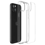 Тънък Противоударен Калъф за iPhone 15, Spigen AirSkin Hybrid Case, Прозрачен (3)