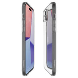 Тънък Противоударен Калъф за iPhone 15, Spigen AirSkin Hybrid Case, Прозрачен (4)