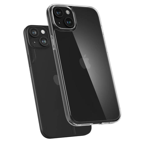 Тънък Противоударен Калъф за iPhone 15, Spigen AirSkin Hybrid Case, Прозрачен (5)