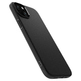 Противоударен Калъф за iPhone 15, Spigen Liquid Air Case, Черен (4)