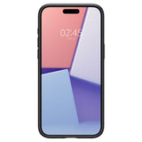 Противоударен Калъф за iPhone 15 Pro, Spigen Liquid Air Case, Черен (3)