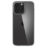 Тънък Противоударен Калъф за iPhone 15 Pro Max, Spigen AirSkin Hybrid Case, Прозрачен (6)