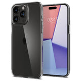 Тънък Противоударен Калъф за iPhone 15 Pro Max, Spigen AirSkin Hybrid Case, Прозрачен (7)